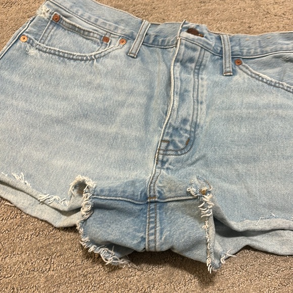 Madewell Relaxed Denim Cutoff Shorts - Picture 7 of 8